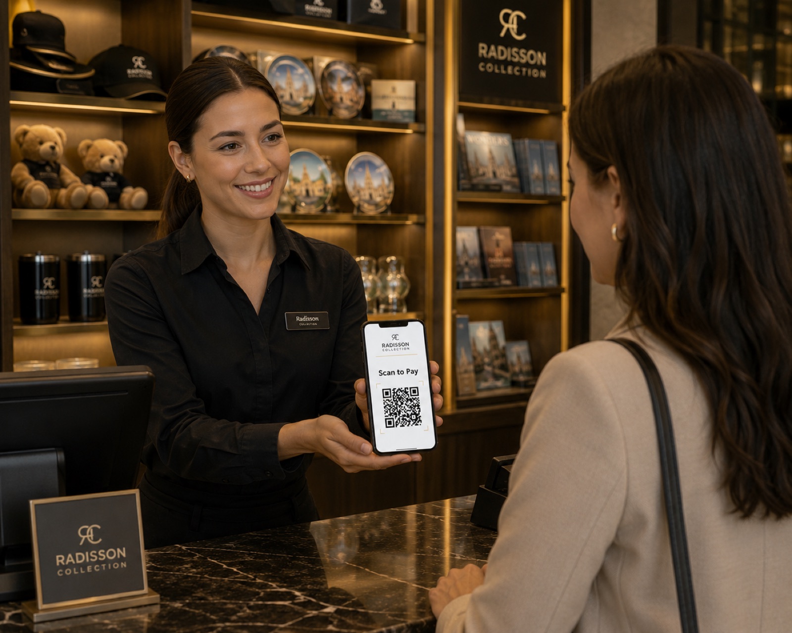 Оплата через QR-код в магазине